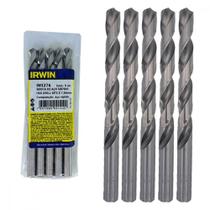 Broca Aco Rapido Irwin 7,5 Mm - Kit C/5 Peças