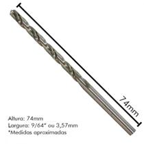 Broca Aco Rapido Irwin 9/64 - Kit C/10 Unidades Broca Aco Rapido Irwin 9/64 - Kit C/10 Unidades
