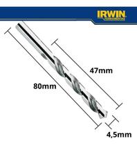 BROCA ACO RAPIDO IRWIN Diâmetro:4,5mm