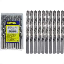 Broca Aco Rapido Irwin (M) 1/4'' - Kit C/10 Pecas