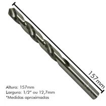 Broca Aco Rapido Irwin Z 1/2 - Kit C/5 Unidades Broca Aco Rapido Irwin Z 1/2 - Kit C/5 Unidades
