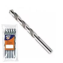 BROCA AÇO RÁPIDO PARA METAL 10mm ATC - HSS TWIST DRILLS - KIT C/5un