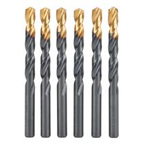 Broca aco rapido profissional, nitreto de titanio, para metal, 12mm, 6pcs // gross Broca aco rapido profissional, nitreto de titanio, para metal, 12mm, 6pcs // gross