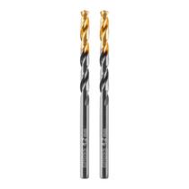 Broca aco rapido profissional, nitreto de titanio, para metal, 4,2mm, 2pcs // gross Broca aco rapido profissional, nitreto de titanio, para metal, 4,2mm, 2pcs // gross