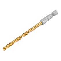 Broca aco rapido profissional, nitreto de titanio, para metal, 5mm, haste sextavada, 1pc // mtx Broca aco rapido profissional, nitreto de titanio, para metal, 5mm, haste sextavada, 1pc // mtx