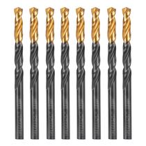 Broca aco rapido profissional, nitreto de titanio, para metal, 7,5mm, 8pcs // gross Broca aco rapido profissional, nitreto de titanio, para metal, 7,5mm, 8pcs // gross