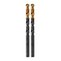 Broca aco rapido profissional, nitreto de titanio, para metal, 7mm, 2pcs // gross