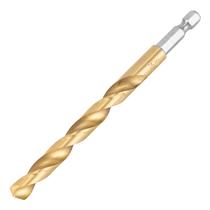Broca aco rapido profissional, nitreto de titanio, para metal, 9mm, haste sextavada, 1pc // mtx