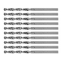 Broca aco rapido standard haste cilindrica 1/8pol 10pcs mtx Broca aco rapido standard haste cilindrica 1/8pol 10pcs mtx