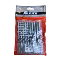 Broca aco rapido standard para metal 9,5mm - polida 10 pcs - mtx