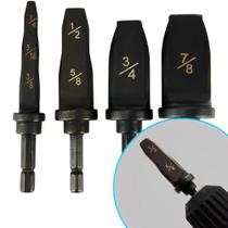 Broca Alargadora Expansão CT900SA Tubo de Cobre e Alumínio C/ 4 Peças Hiatsu