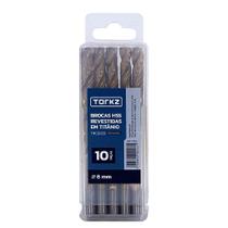Broca AR Torkz TRC0025 Titânio, 8 mm - 10 Peças Broca AR Torkz TRC0025 Titânio, 8 mm - 10 Peças