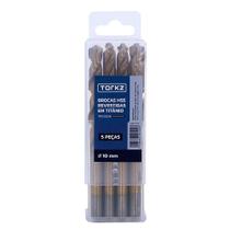 Broca AR Torkz TRC0026 Titânio, 10 mm - 5 Peças Broca AR Torkz TRC0026 Titânio, 10 mm - 5 Peças