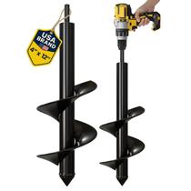 Broca Auger K-Brands 10 x 30 cm para plantio com hexadecimal de 3/8" Broca Auger K-Brands 10 x 30 cm para plantio com hexadecimal de 3/8"
