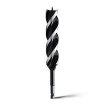 Broca Auger WOBLLMX 1-1/6x9 para madeira com haste hexagonal 3/8