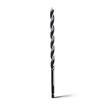 Broca Auger WOBLLMX 1/2x9 para madeira com haste hexagonal 1/4