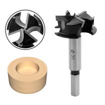 Broca Caneco 3 Flautas 35mm para Dobradiça com Limitador Broca Caneco 3 Flautas 35mm para Dobradiça com Limitador