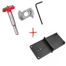 Broca Caneco 35mm e Gabarito para Dobradiça Broca Caneco 35mm e Gabarito para Dobradiça