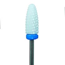 Broca cerâmica cônica 3/32" flame p/ lixa elétrica manicure