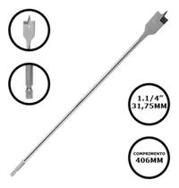 Broca Chata Extra Longa Para Madeira 1.1/4Pol. 31,75 X 406Mm