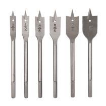 Broca Chata P/ Madeira Jogo 6 Peças Kit P/ Furadeira