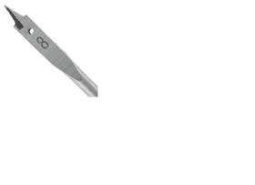 Broca chata p madeira red line 8mm Broca chata p madeira red line 8mm