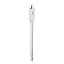 Broca chata para madeira 16 x 150 mm haste sextavada 1pc mtx Broca chata para madeira 16 x 150 mm haste sextavada 1pc mtx