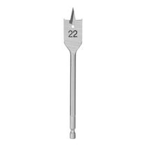 Broca chata para madeira 22 x 150 mm haste sextavada 1pc mtx Broca chata para madeira 22 x 150 mm haste sextavada 1pc mtx