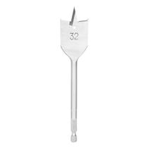 Broca chata para madeira 32 x 150 mm haste sextavada 1pc mtx