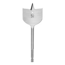 Broca chata para madeira 50 x 150 mm haste sextavada 1pc mtx