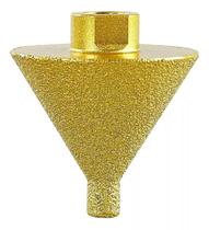 Broca Cônica Diamantada De Chanfrar Fresa Esmerilhadeira M10 ou M14 Broca Cônica Diamantada De Chanfrar Fresa Esmerilhadeira M10 ou M14