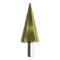 Broca Cônica Escalonada 4 A 32Mm Aço Rápido Hss 15 Escalas