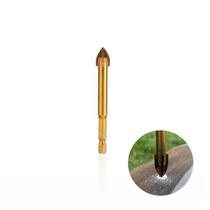 Broca de 10 Mm Em Aço Rápido Revestida de Titânio Com Haste Sextavada Para Vidro Ctc-01610120 Ctpohr Broca de 10 Mm Em Aço Rápido Revestida de Titânio Com Haste Sextavada Para Vidro Ctc-01610120 Ctpohr