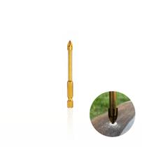 Broca de 4 Mm Em Aço Rápido Revestida de Titânio Com Haste Sextavada Para Vidro Ctc-01600475 Ctpohr Broca de 4 Mm Em Aço Rápido Revestida de Titânio Com Haste Sextavada Para Vidro Ctc-01600475 Ctpohr