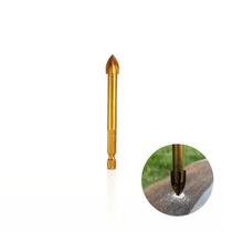 Broca de 8 Mm Em Aço Rápido Revestida de Titânio Com Haste Sextavada Para Vidro Ctc-01608100 Ctpohr Broca de 8 Mm Em Aço Rápido Revestida de Titânio Com Haste Sextavada Para Vidro Ctc-01608100 Ctpohr