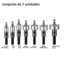 Broca De Aço De Alta Velocidade HSS Com Ponta De Carboneto Cortador De Dente Para Carpintaria De