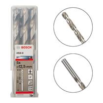 Broca de Aço Rápido 12.5MM Estojo com 5 Peças 2608595082 - Bosch Broca de Aço Rápido 12.5MM Estojo com 5 Peças 2608595082 - Bosch