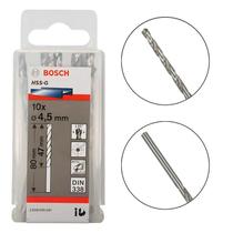 Broca de Aço Rápido 4.5MM Estojo com 10 Peças 2608595061 - Bosch Broca de Aço Rápido 4.5MM Estojo com 10 Peças 2608595061 - Bosch