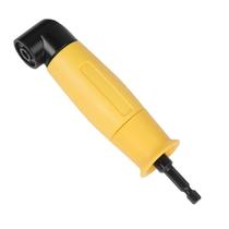 Broca de ângulo reto de 90 graus Chuck Universal Bit Driver Corner Elétrica Adaptador sem Fio Chave de Fenda - Amarelo