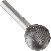 Broca de carboneto/lima rotativa Ball-End Double Cut Drill America