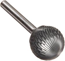 Broca de carboneto/lima rotativa Ball-End Double Cut Drill America