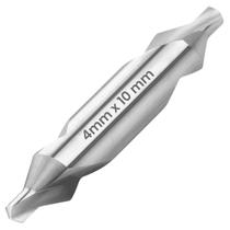 Broca de Centro 4mm x 10mm x 56mm - Aço Rapido Broca de Centro 4mm x 10mm x 56mm - Aço Rapido