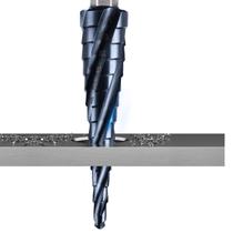 Broca de degrau GRENPRO 1/8-1/2 Four Spiral Flute Cobalt Broca de degrau GRENPRO 1/8-1/2 Four Spiral Flute Cobalt