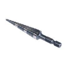 Broca de degrau Jerax tools M2 HSS Quick Change 3-12 mm
