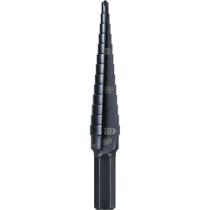 Broca de degrau Klein Tools KTSB01 com canelura dupla 1 3-12mm