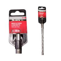 Broca de encaixe para concreto - tipo sds plus - 8x160mm - mtx8 Broca de encaixe para concreto - tipo sds plus - 8x160mm - mtx8
