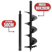 Broca de Espiral Simples Com Ponta de Videa Maior Durabilidade e Rendimento Encaixe 20mm + Extenção Broca de Espiral Simples Com Ponta de Videa Maior Durabilidade e Rendimento Encaixe 20mm + Extenção