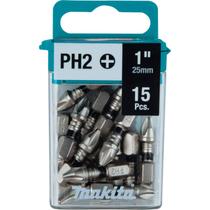 Broca de inserção Makita E-00664 Impact XPS 2 Phillips 1, 15/pk Broca de inserção Makita E-00664 Impact XPS 2 Phillips 1, 15/pk