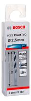Broca De Metal Hss Pointteq Cjax10 De 2,5 Mm Broca De Metal Hss Pointteq Cjax10 De 2,5 Mm