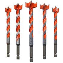 Broca De Rosca De Liga Para Abrir Furos Em Madeira, Com Haste Hexagonal, Para Fechaduras De Porta E Broca De Rosca De Liga Para Abrir Furos Em Madeira, Com Haste Hexagonal, Para Fechaduras De Porta E